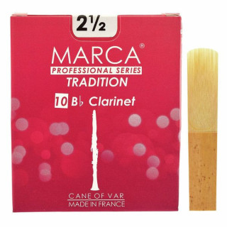 Трости для кларнета Marca Tradition Bb- Clarinet 2.5 Marca Tradition Bb- Clarinet 2.5
